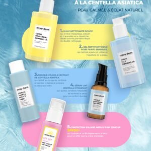 ROUTINE MARUDERM APAISANTE & HYDRATANTE À LA CENTELLA ASIATICA – PEAU CALMÉE & ÉCLAT NATUREL